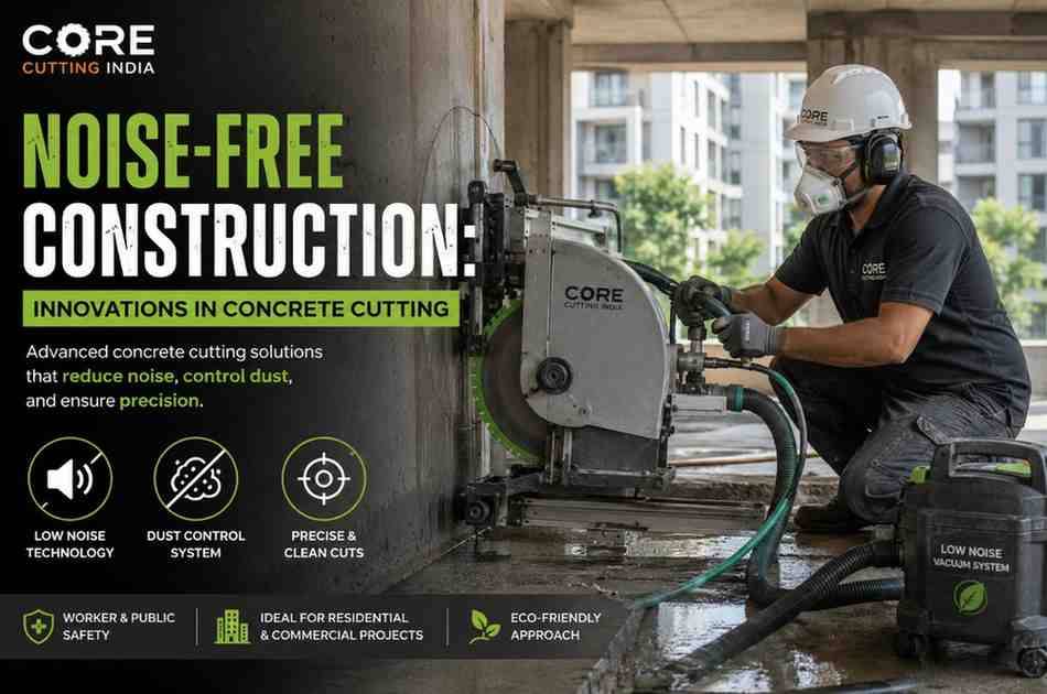 Noise-Free Construction: Innovations in Concrete Cutting | Core Cutting India