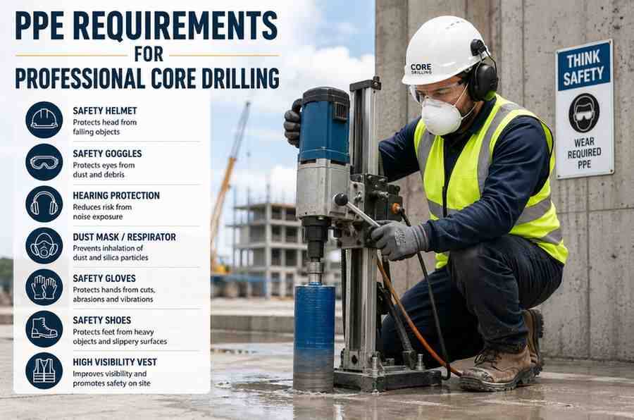 PPE Requirements for Professional Core Drilling | Core Cutting India
