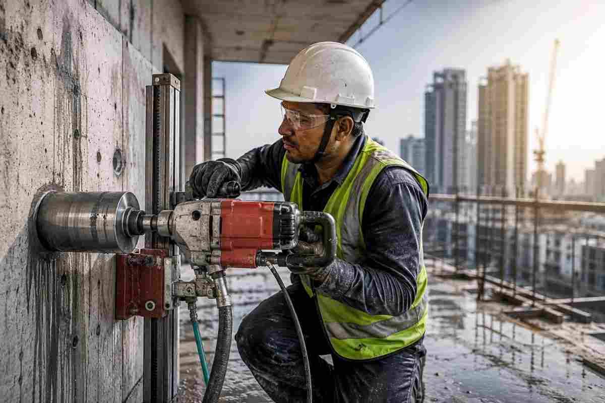 Precision Concrete Drilling for High-Value Construction Projects | Core Cutting India