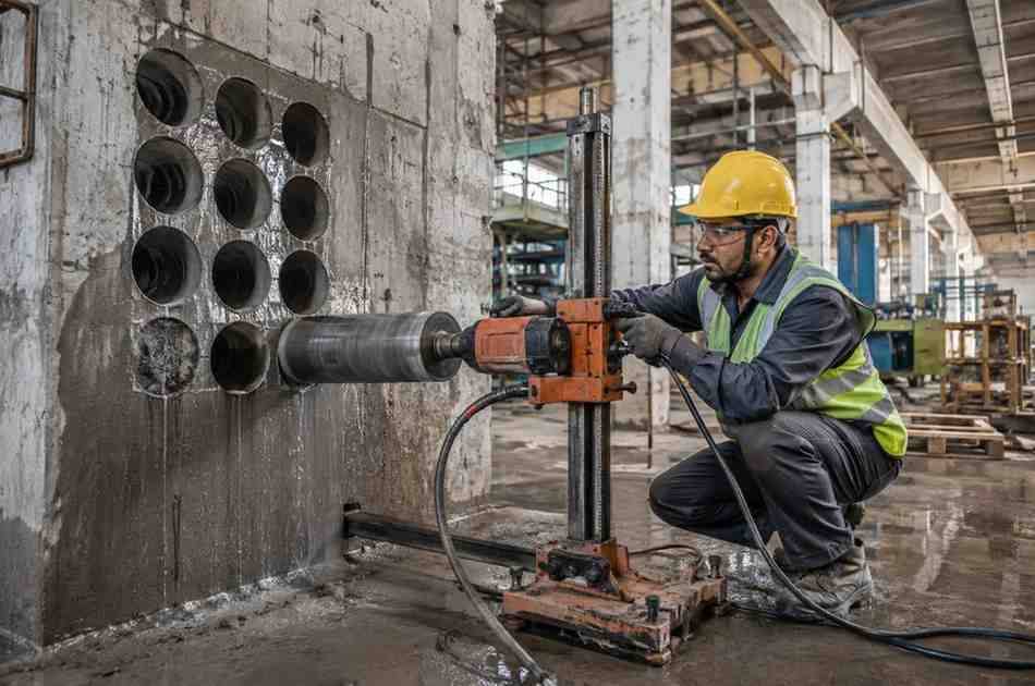 Professional Concrete Cutting for Industrial Renovation in Surat | Core Cutting India