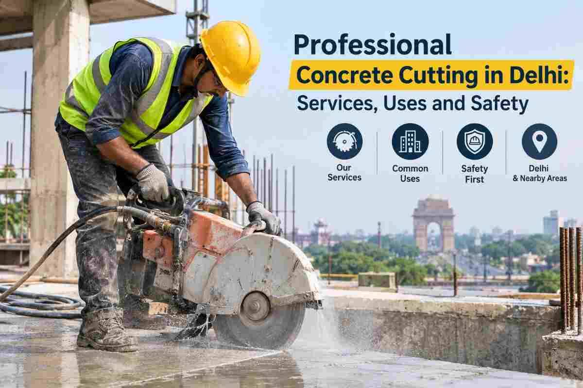 Professional Concrete Cutting in Delhi: Services, Uses & Safety | Core Cutting India