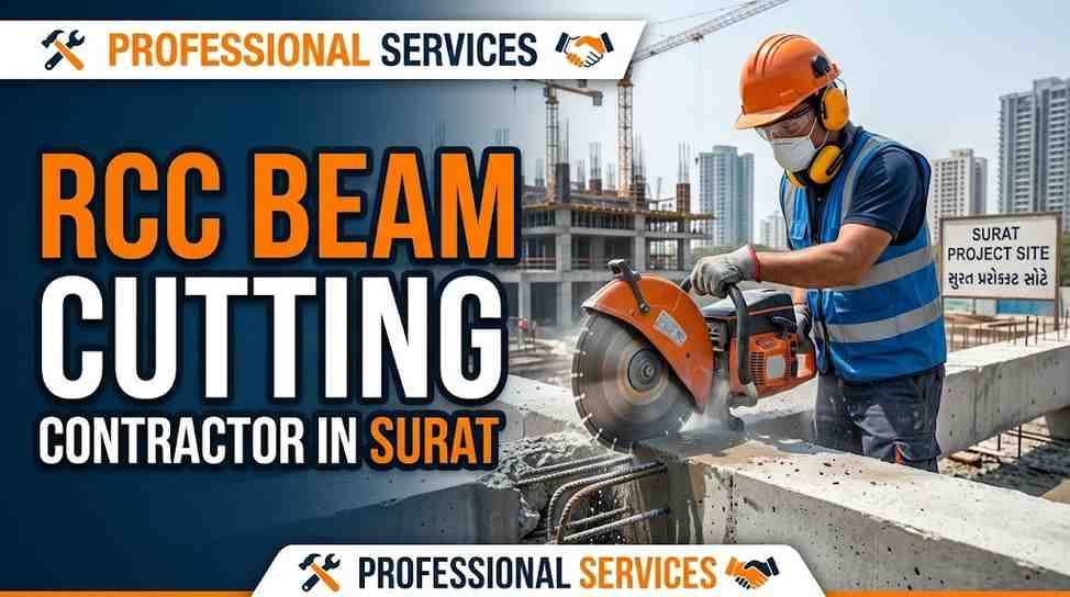RCC Beam Cutting Contractor in Surat – Professional Services