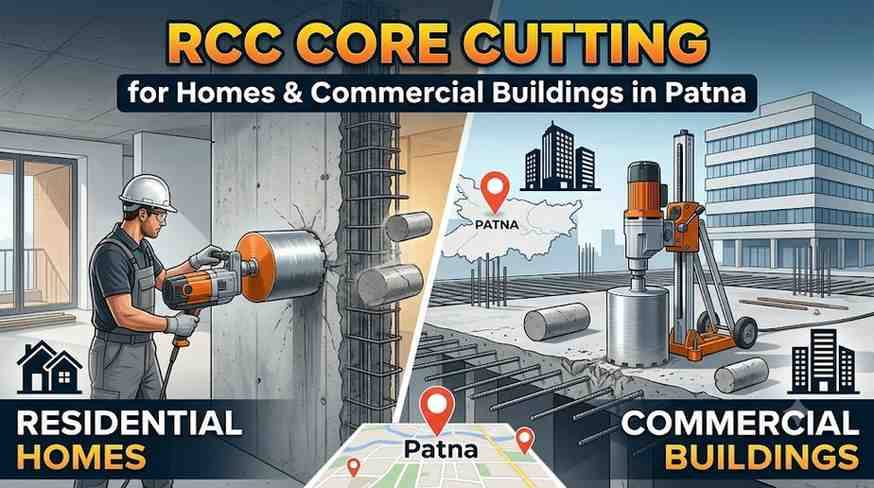 RCC Core Cutting for Homes & Commercial Buildings in Patna