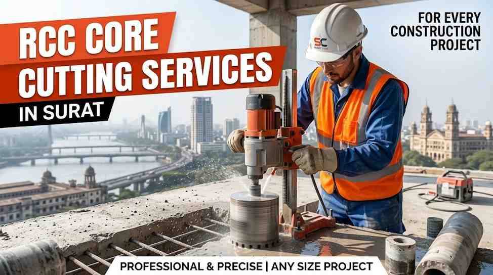 RCC Core Cutting Services in Surat for Every Construction Project