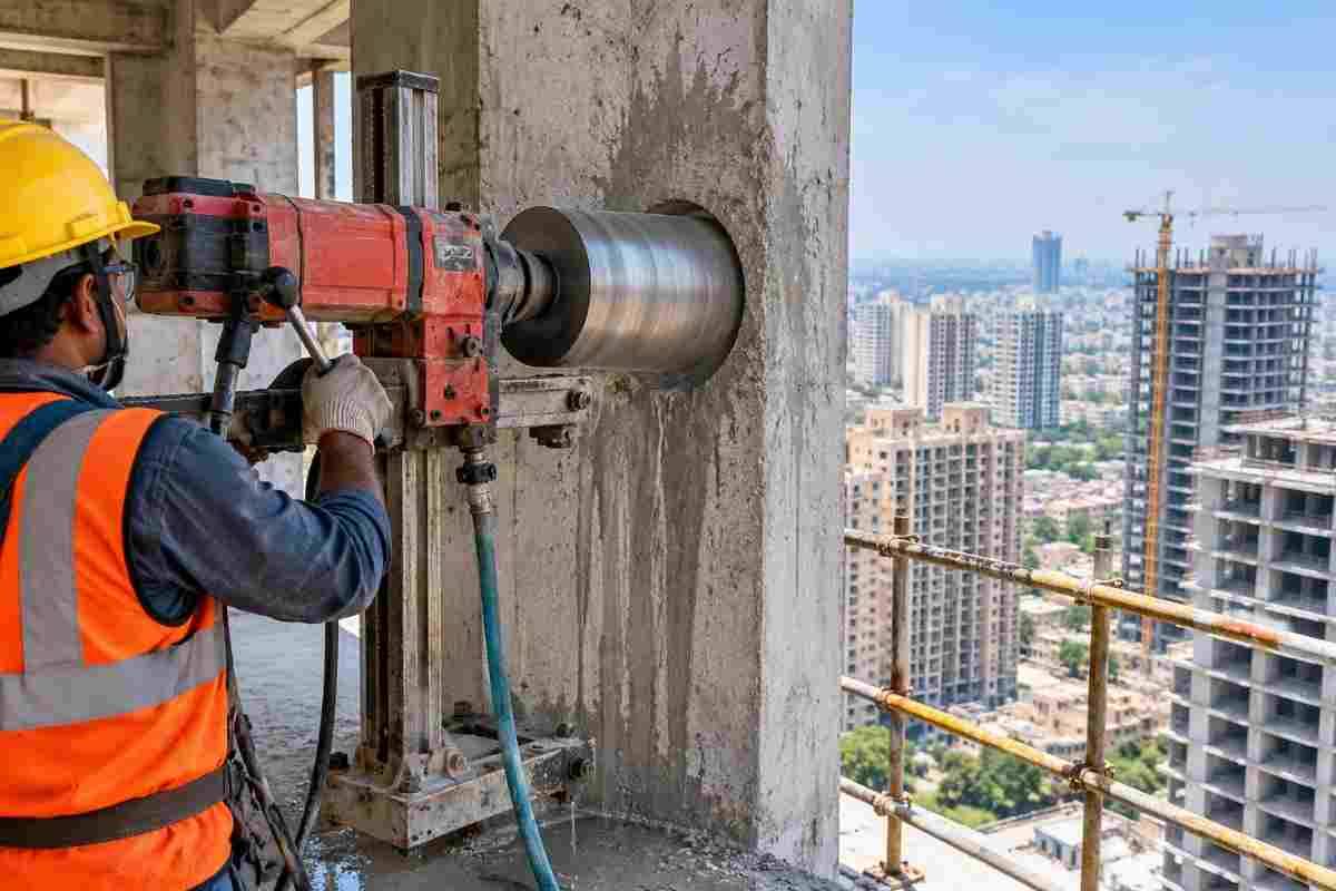 RCC Core Cutting for High-Rise Buildings in Delhi | Guide
