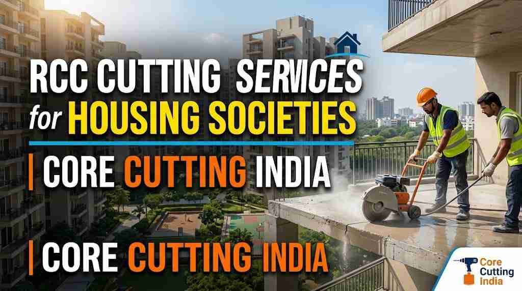 RCC Cutting Services for Housing Societies | Core Cutting India