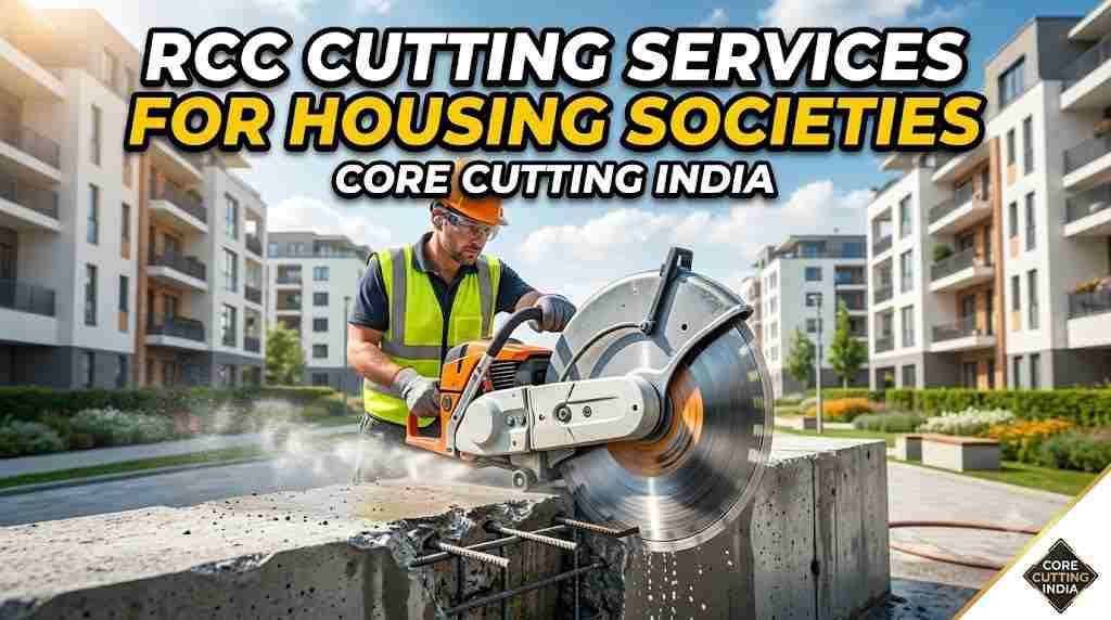 RCC Cutting Services for Housing Societies | Core Cutting India