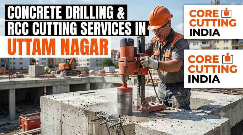 Concrete Drilling & RCC Cutting Services in Uttam Nagar | Core Cutting India