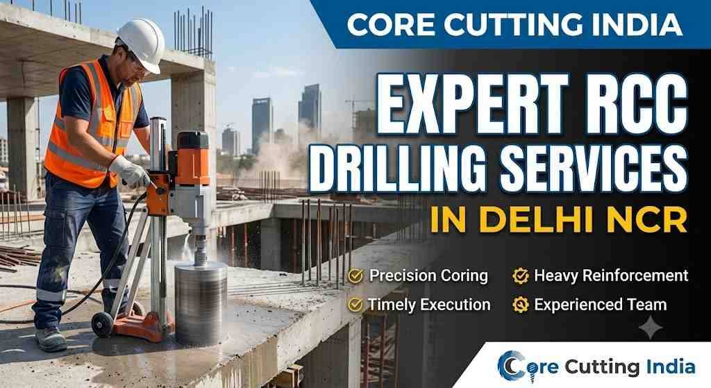 Expert RCC Drilling Services in Delhi NCR | Core Cutting India