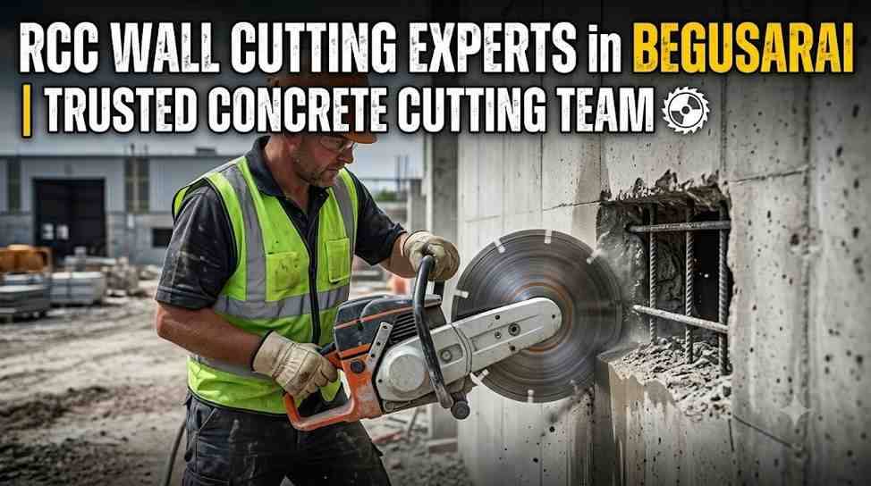RCC Wall Cutting Experts in Begusarai | Trusted Concrete Cutting Team