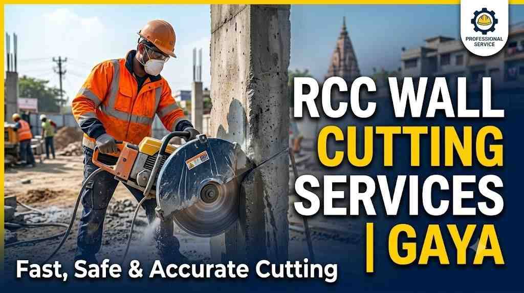 RCC Wall Cutting Services in Gaya | Fast, Safe & Accurate Cutting