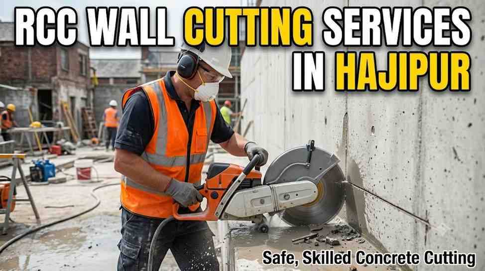 RCC Wall Cutting Services in Hajipur | Safe, Skilled Concrete Cutting