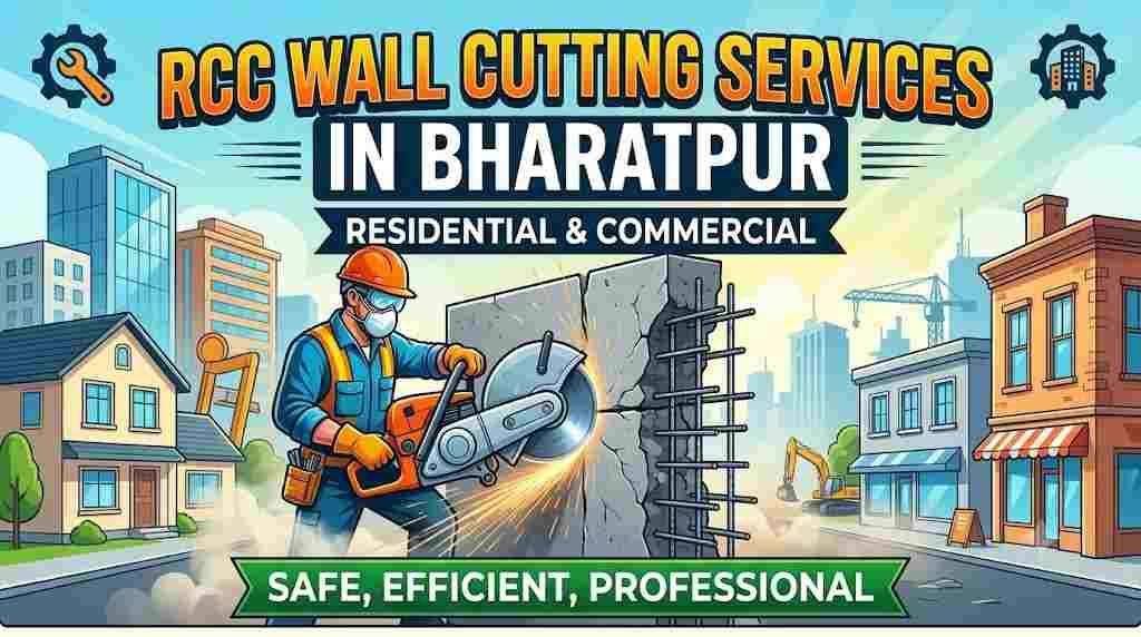 RCC Wall Cutting Services in Bharatpur | Residential & Commercial