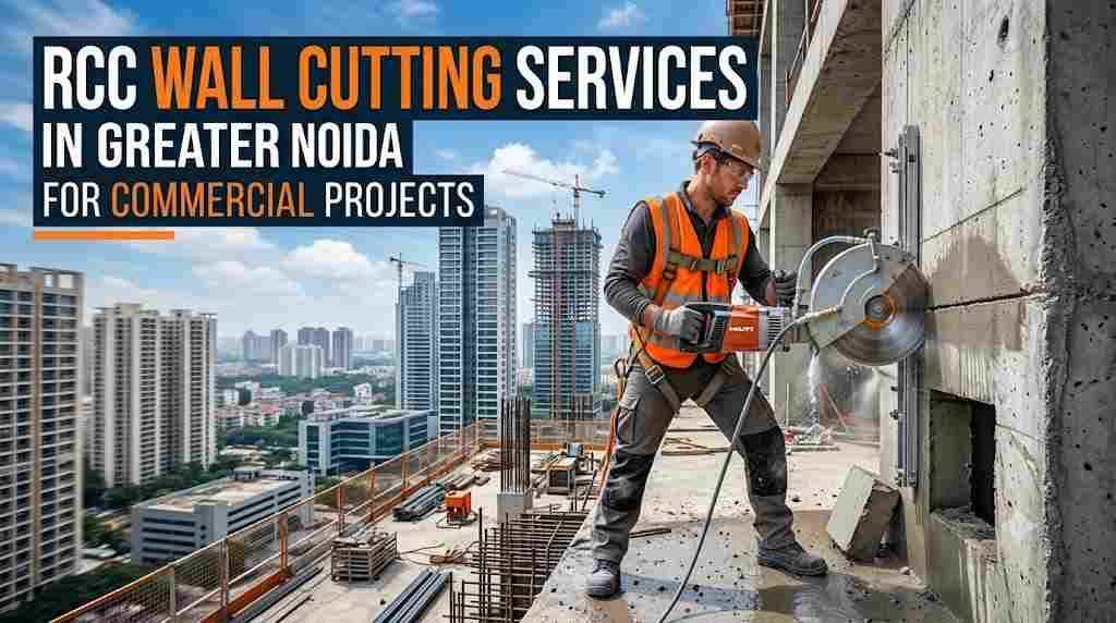 RCC Wall Cutting Services in Greater Noida | Commercial
