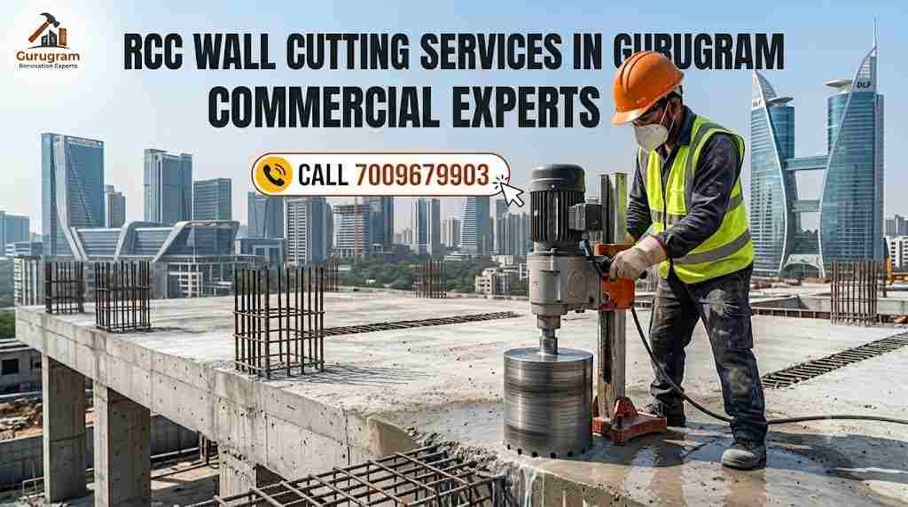 RCC Wall Cutting Services in Gurugram | Commercial | 7009679903