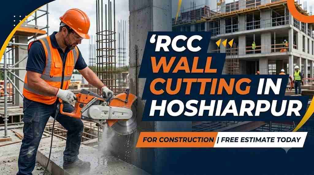 RCC Wall Cutting in Hoshiarpur | Free Estimate Today