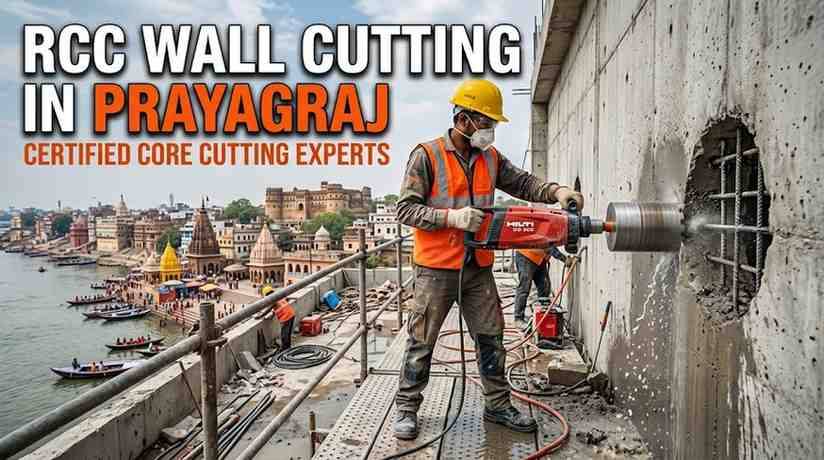 RCC Wall Cutting in Prayagraj | Certified Core Cutting Experts