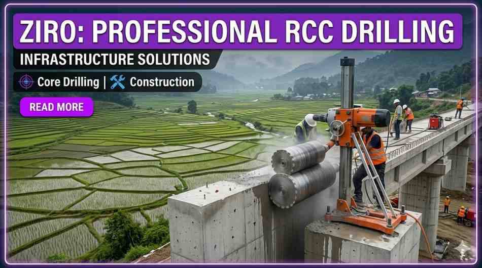 Core Cutting Service in Ziro | Professional RCC Drilling