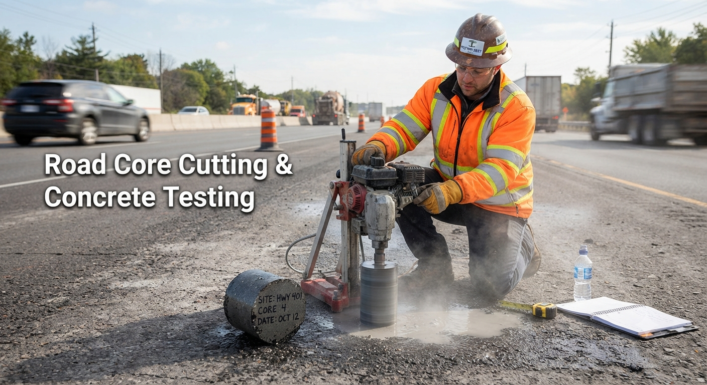 Ensuring Infrastructure Integrity: A Guide to Road Core Cutting & Concrete Testing