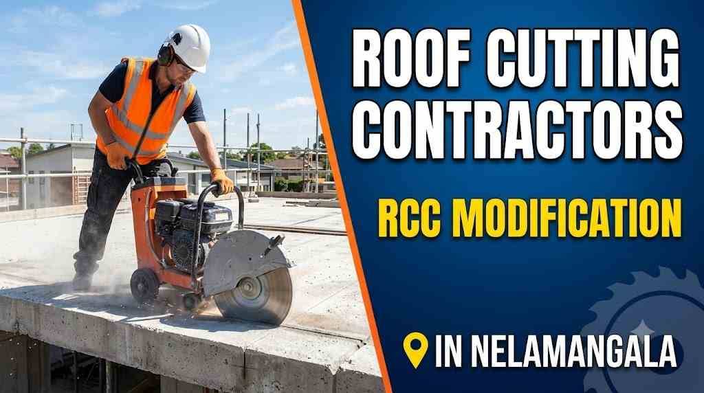 Roof Cutting Contractors in Nelamangala | RCC Modification