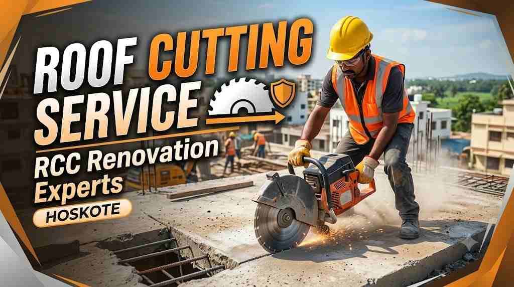 Roof Cutting Service in Hoskote | RCC Renovation Experts