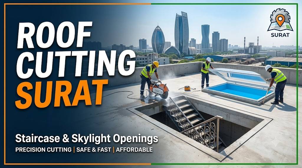 Roof Cutting Services in Surat for Staircase & Skylight Openings
