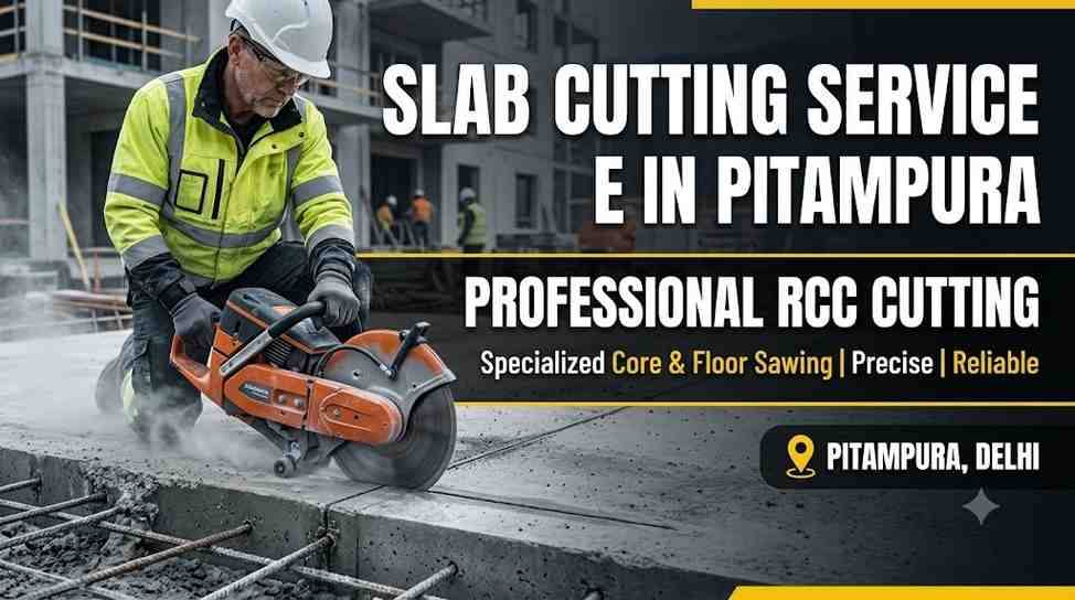 Slab Cutting Service in Pitampura | Professional RCC Cutting