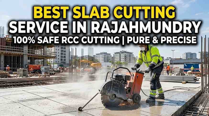 Best Slab Cutting Service in Rajahmundry | 100% Safe RCC Cutting