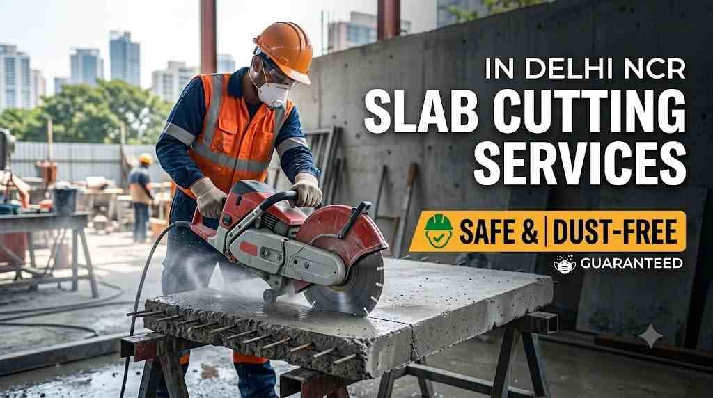 Slab Cutting Services in Delhi NCR | Safe & Dust-Free