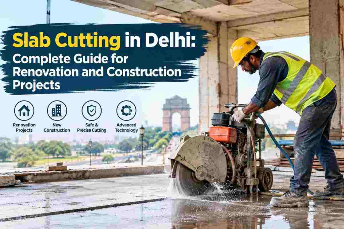 Slab Cutting in Delhi: Complete Guide for Renovation and Construction Projects | Core Cutting India