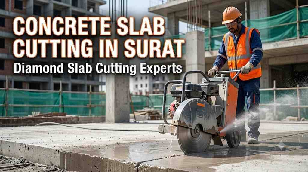 Concrete Slab Cutting in Surat | Diamond Slab Cutting Experts