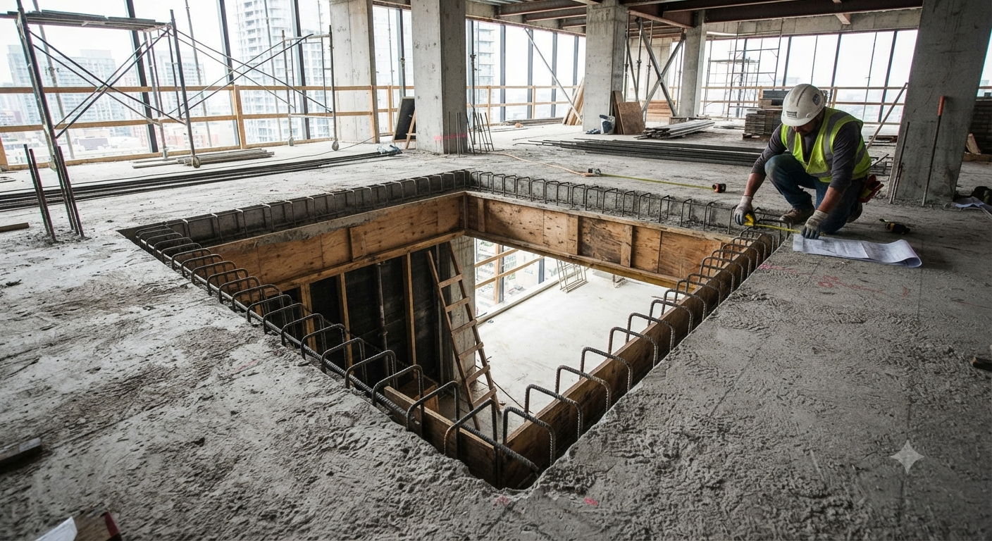 Mastering the Precision: A Comprehensive Guide to Slab Opening for Staircase Construction