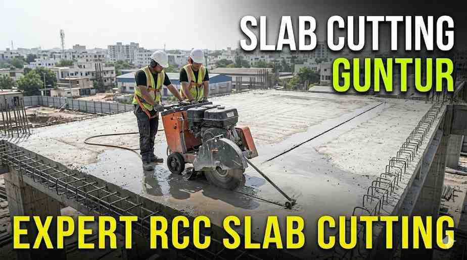 Slab Cutting Service in Guntur | Expert RCC Slab Cutting