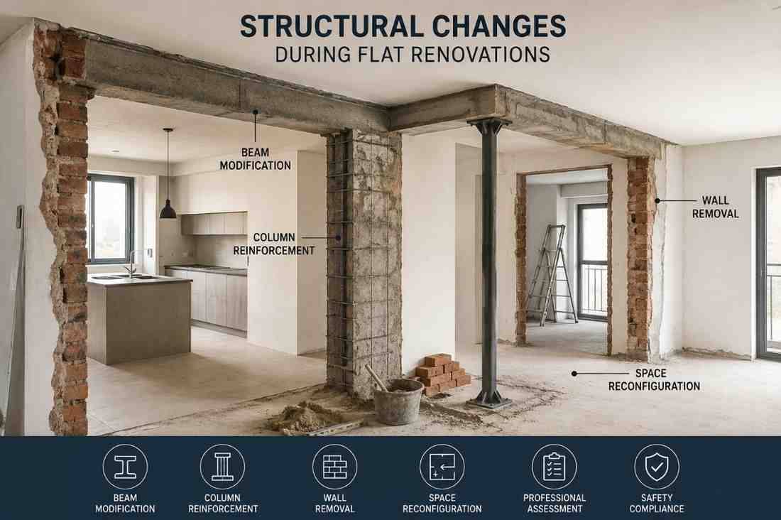 Structural Changes During Flat Renovations: Safety, Rules, & Best Practices