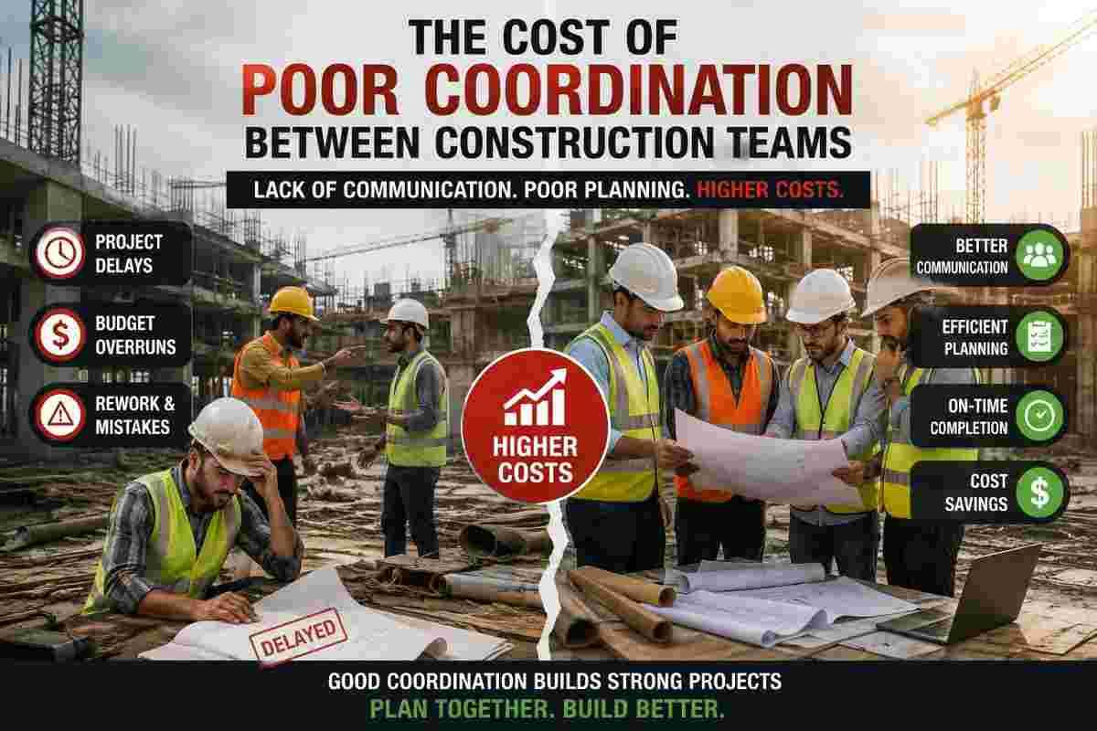 The Cost of Poor Coordination Between Construction Teams | Core Cutting India