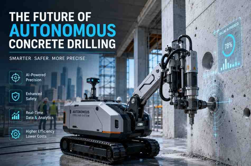 The Future of Autonomous Concrete Drilling: Transforming Construction and Core Cutting with AI and Robotics