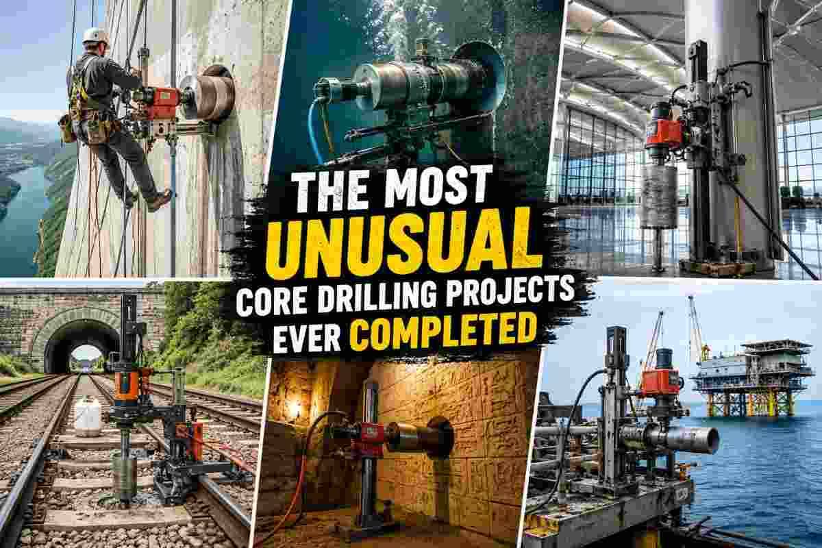 The Most Unusual Core Drilling Projects Ever Completed | Core Cutting India