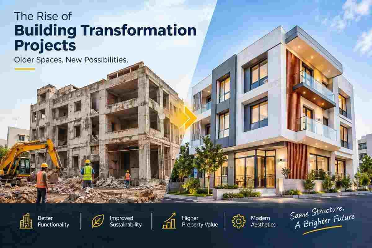 The Rise of Building Transformation Projects: How India's Structures Are Getting a Second Life | Core Cutting India