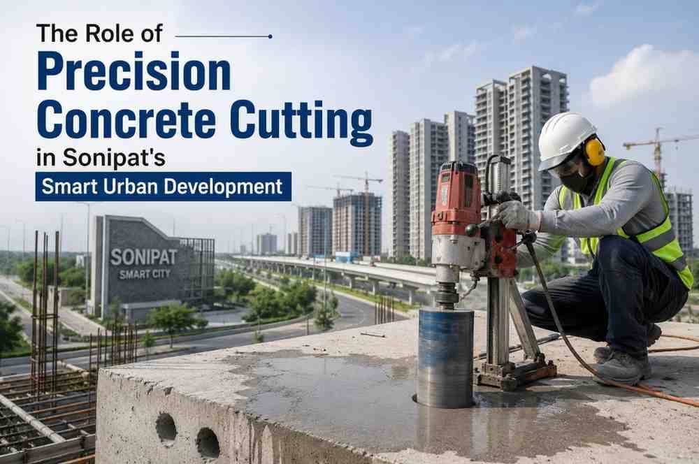 The Role of Precision Concrete Cutting in Sonipat's Smart Urban Development | Core Cutting India