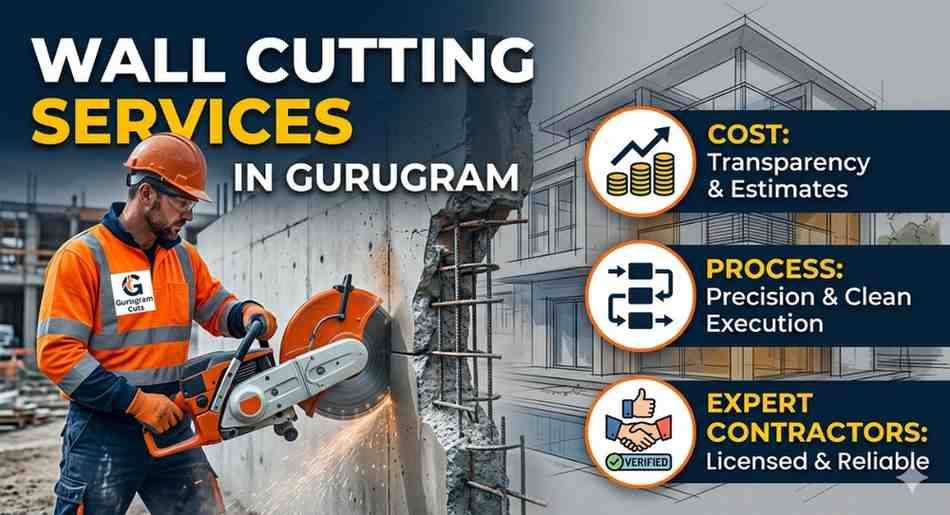 Wall Cutting Services in Gurugram | Cost, Process & Expert Contractors