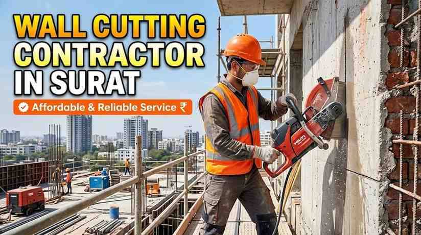 Wall Cutting Contractor in Surat – Affordable & Reliable Service