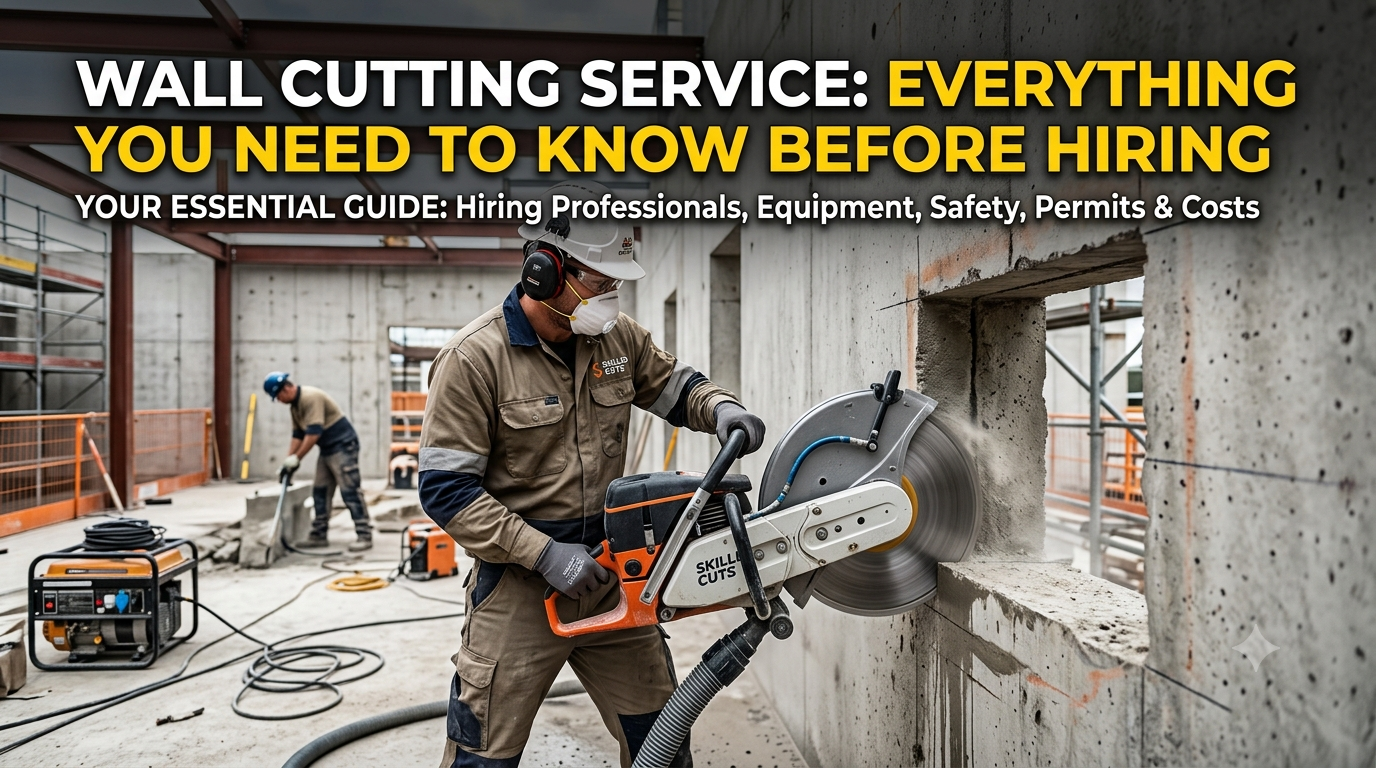Wall Cutting Service: Everything You Need to Know Before Hiring | Core Cutting India