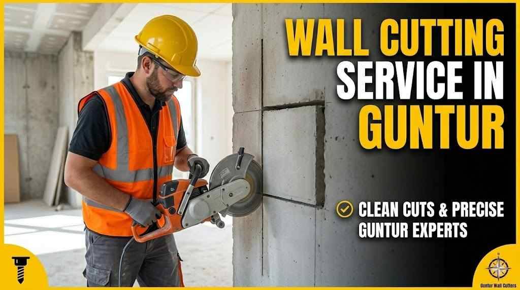 Wall Cutting Service in Guntur | Precision RCC Cutting