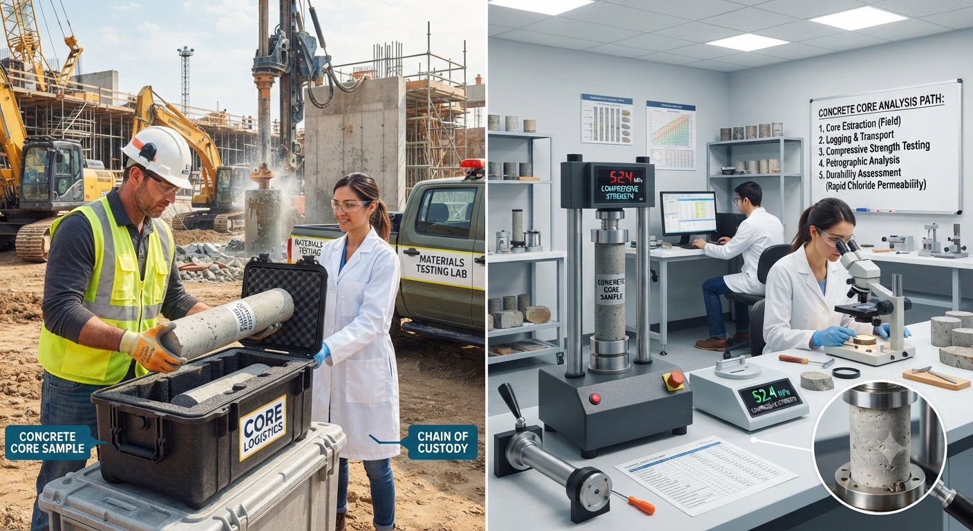 What Happens After a Concrete Core Is Extracted? The Complete Post-Extraction Lifecycle Explained