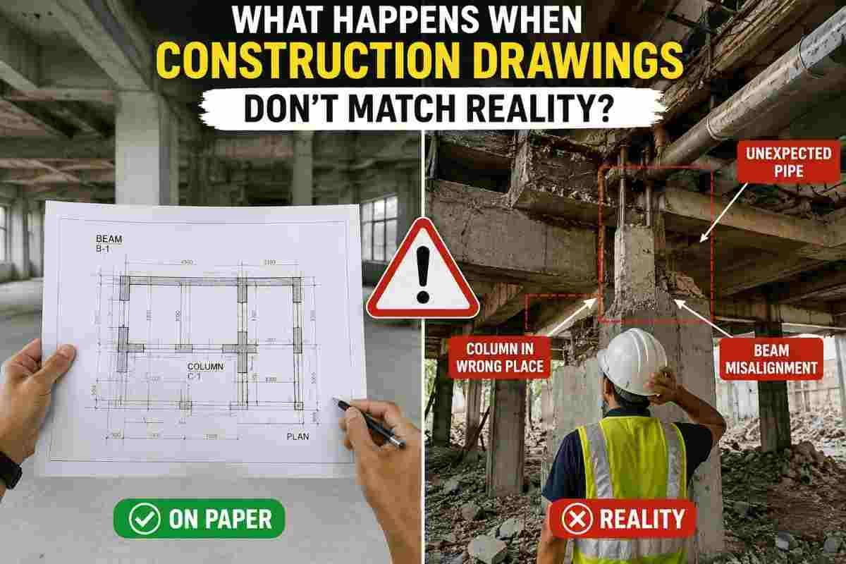 What Happens When Construction Drawings Don't Match Reality? | Core Cutting India