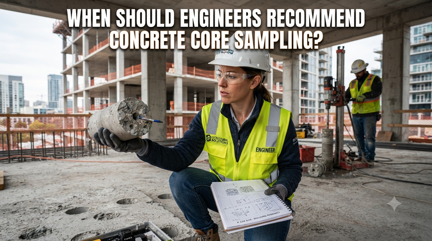 When Should Engineers Recommend Concrete Core Sampling? | Expert Guide