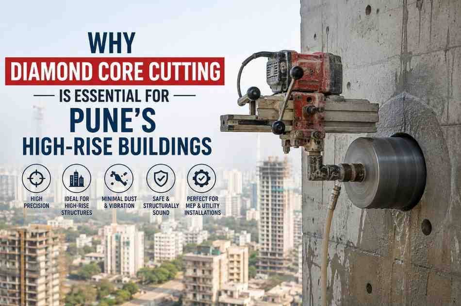 Why Diamond Core Cutting Is Essential for Pune's High-Rise Buildings | Core Cutting India