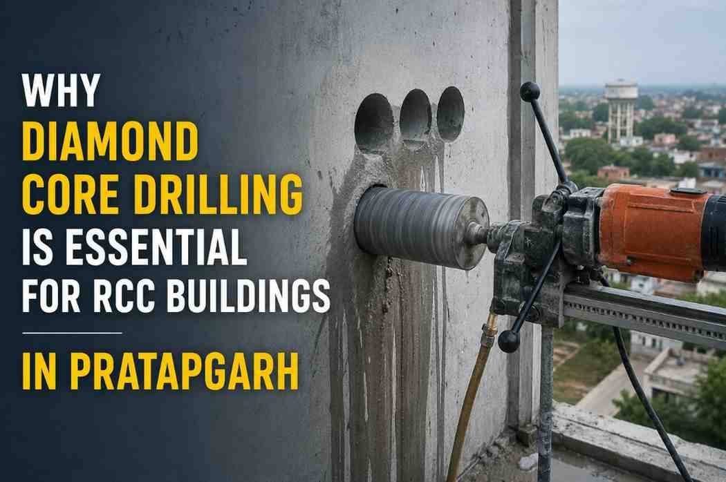 Why Diamond Core Drilling is Essential for RCC Buildings in Pratapgarh: Benefits, Applications, and Safety Guide
