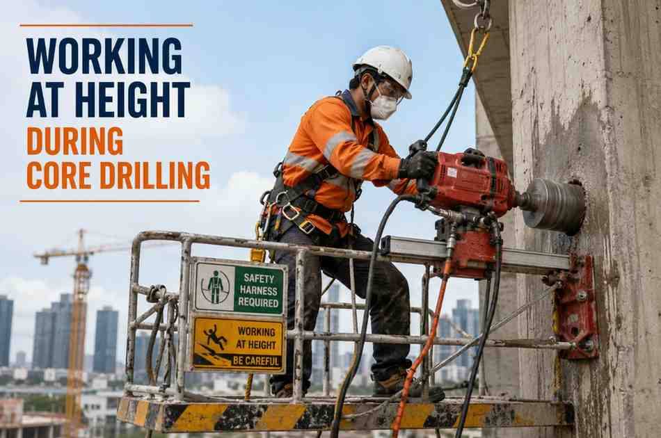Working at Height During Core Drilling: Essential Safety, Techniques, and Best Practices