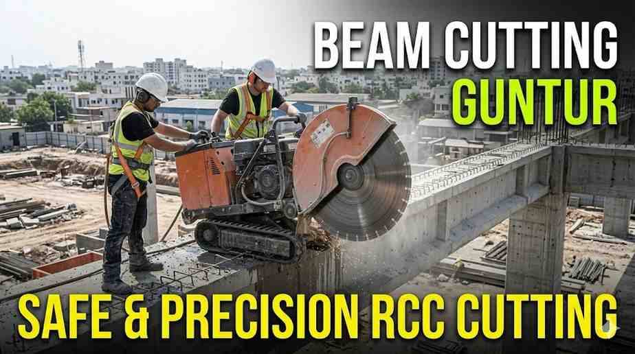 Beam Cutting Service in Guntur | Safe & Precision RCC Cutting